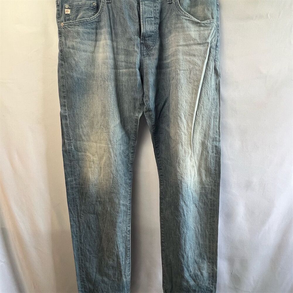 AG Adriano Goldschmied Men's Slim Jeans - Light Blue